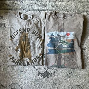 Parks Project and Northface Tshirt Bundle